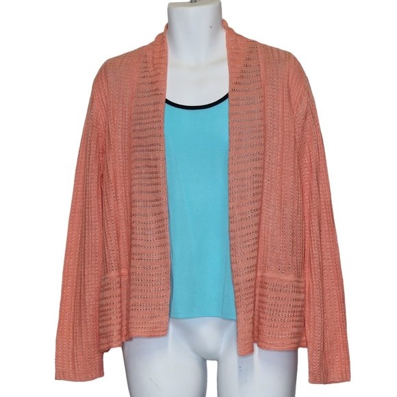 Eileen Fisher Sweaters - NWT Eileen Fisher Fine Gauge Linen Pointelle Cardigan (XL)